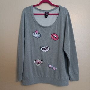 Torrid Rebel Wilson For Torrid Patch Sweatshirt